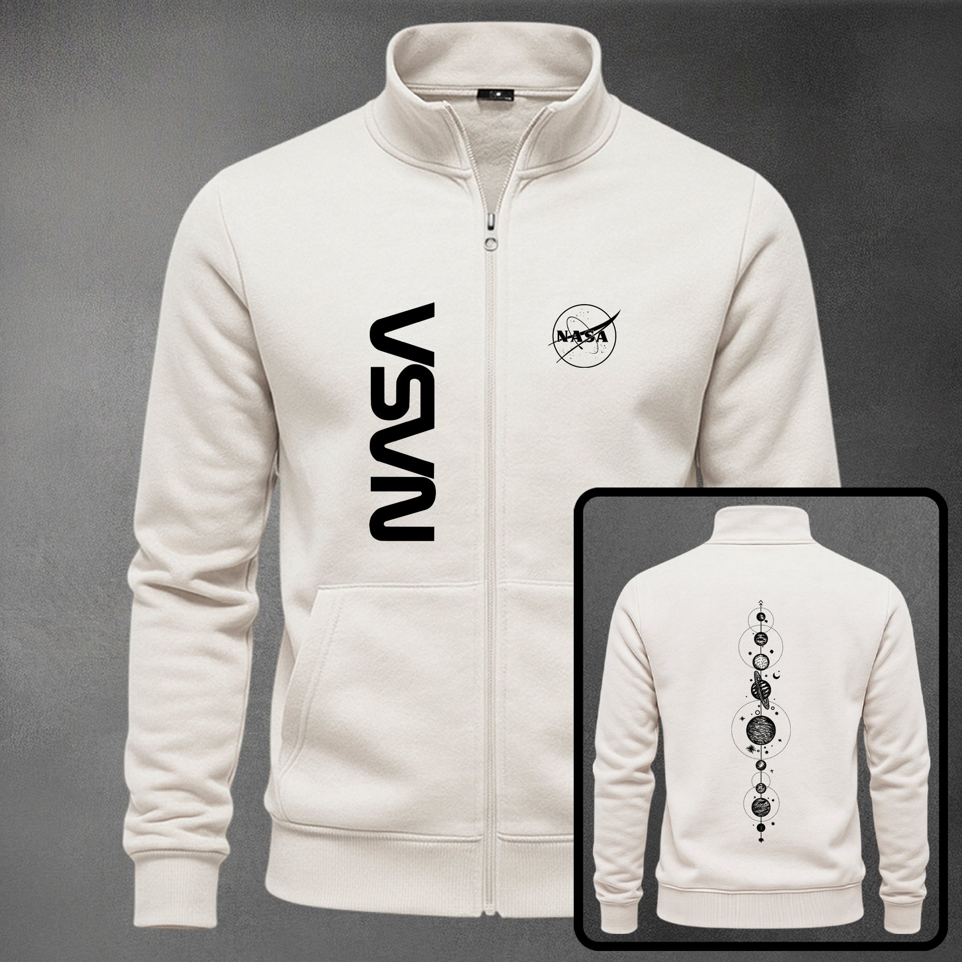 BUZO CUELLO ALTO NASA ESTAMPADO