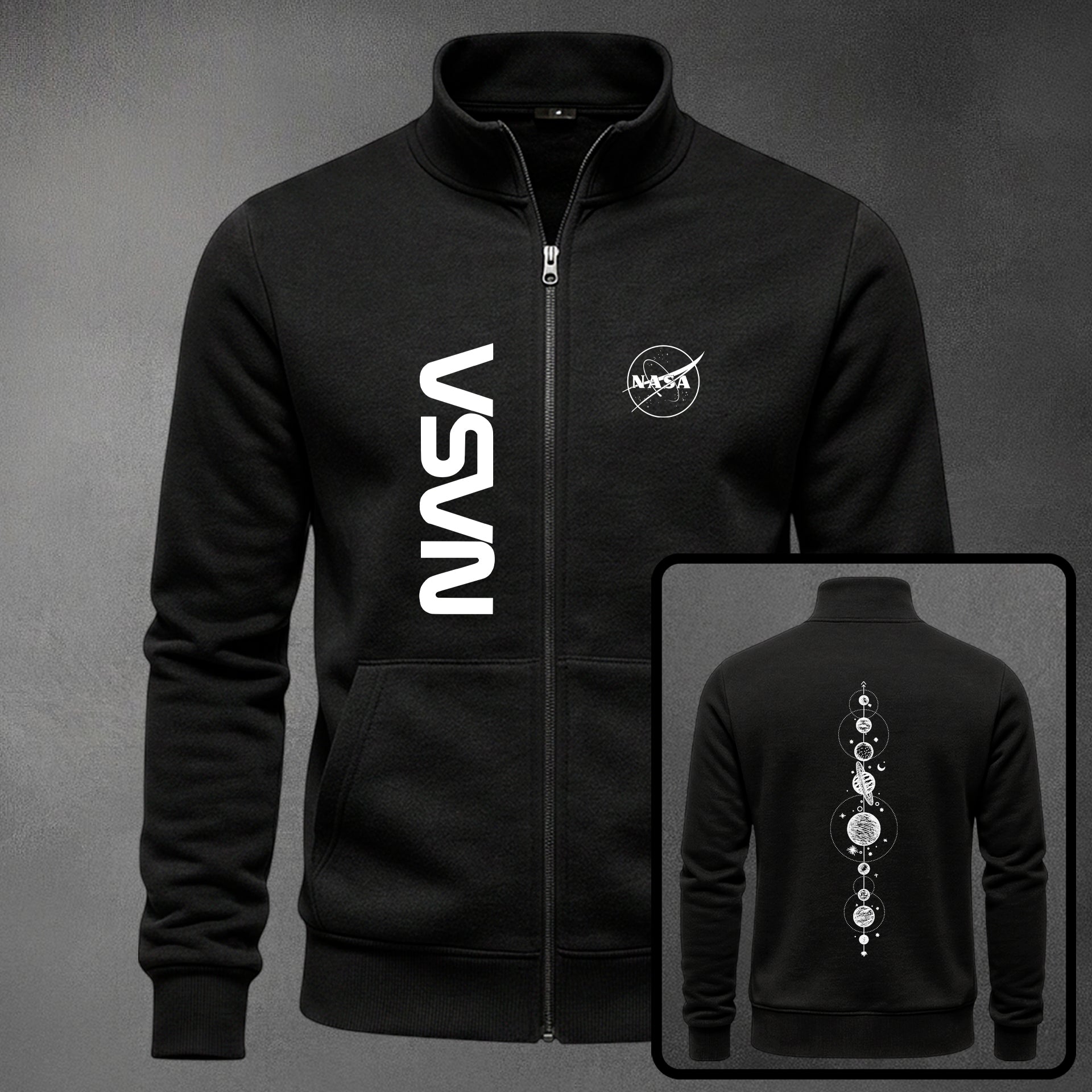 BUZO CUELLO ALTO NASA ESTAMPADO