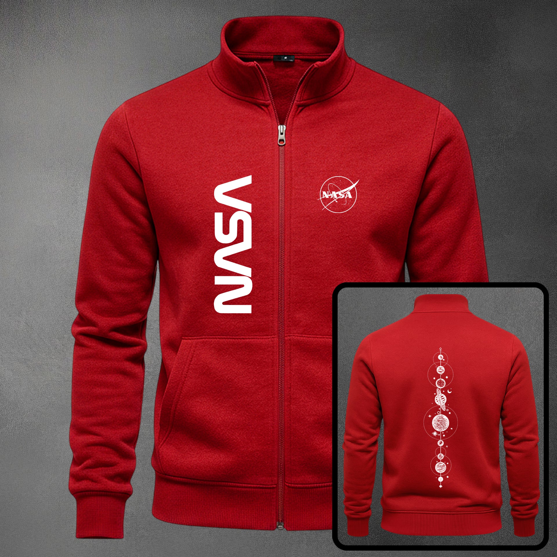 BUZO CUELLO ALTO NASA ESTAMPADO